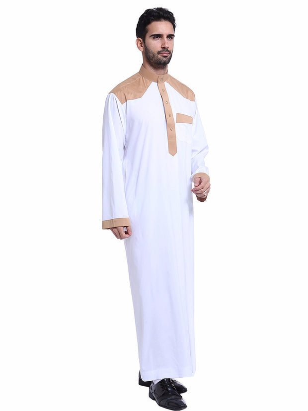 Muslim Arab Middle Eastern Men’s Robe – Timeless Modesty with Cultural Grace